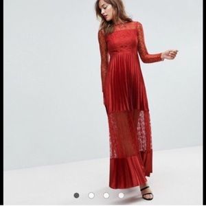 ASOS Rust red dress